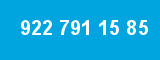 922 791 15 85 922 791 15 85